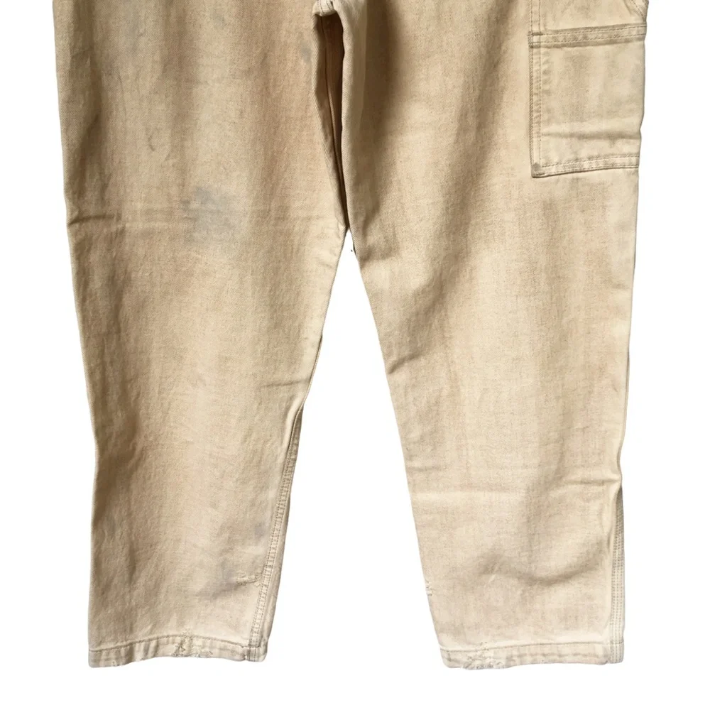 33x32 Urban Outfitters Men’s Distressed Carpenter Jean NWT Painter Jean Cream